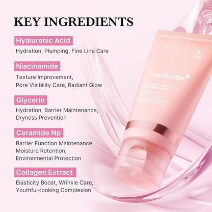 Mascarilla Nocturna de Colágeno