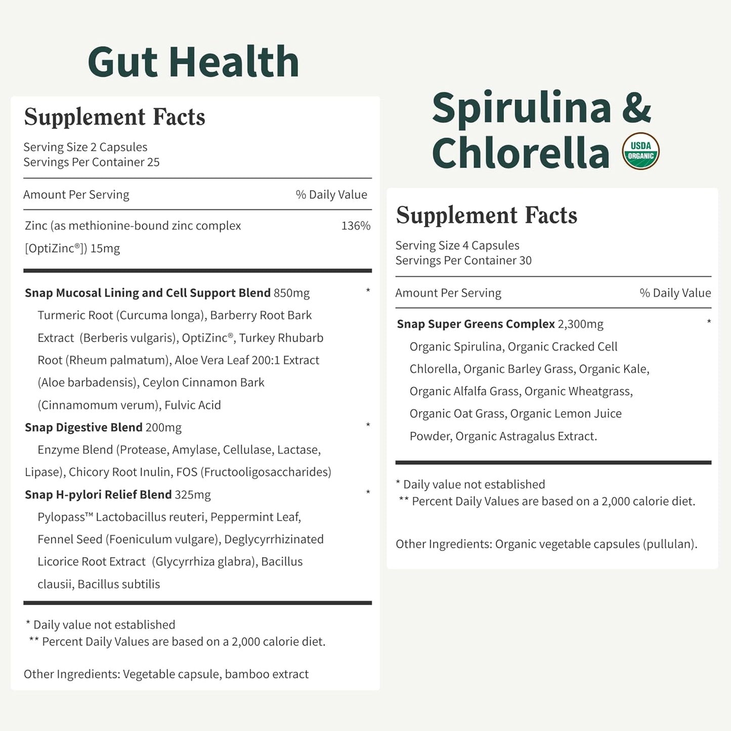 Pack Brillo Intestinal  - Gut Health + Spirulina & Chlorella