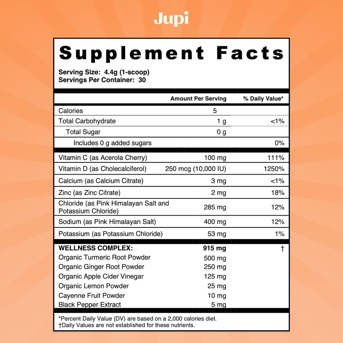 jupi Hydration & Wellness Powder