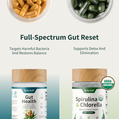 Pack Brillo Intestinal  - Gut Health + Spirulina & Chlorella