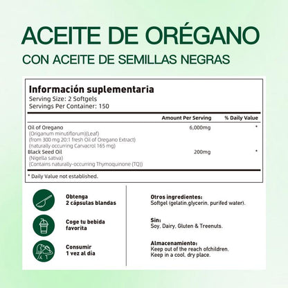 Cápsulas de Aceite de Orégano