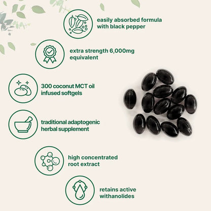 Ashwagandha + aceite de Coco